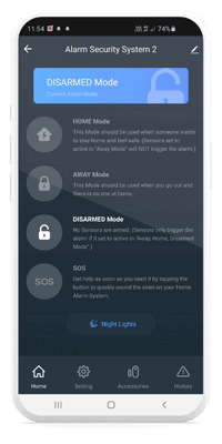 alarm-app-home-screen