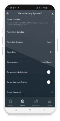 alarm-app-settings-screen