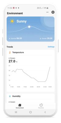 alarm-app-environment-display